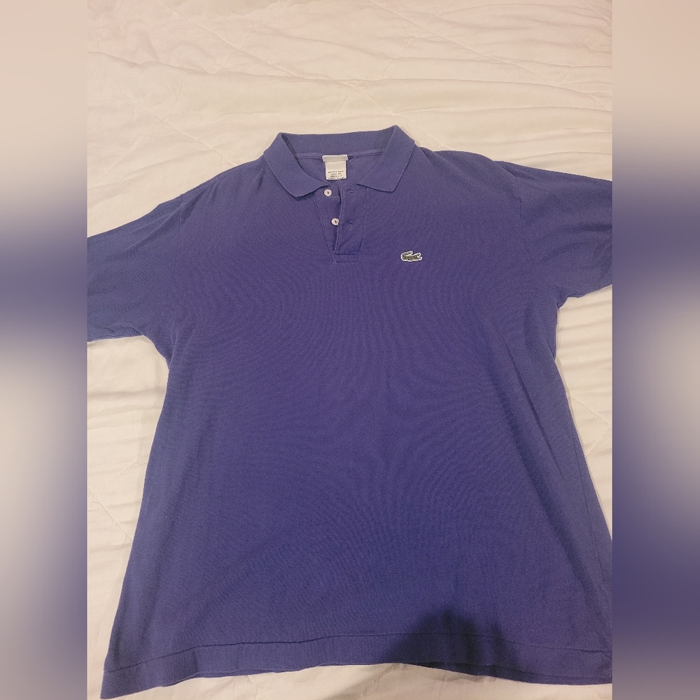 Ligth purple men's Lacoste polo
